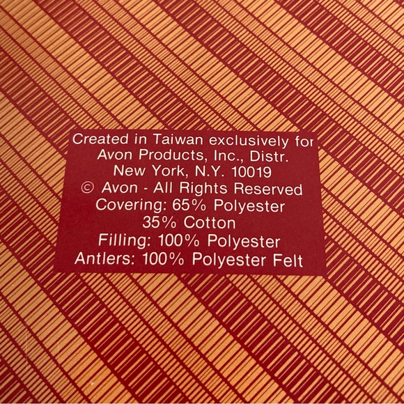 Vintage Avon Gift Collection Jolly Reindeer Door Trimmer - Picture 6 of 6